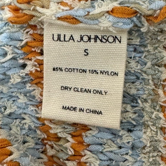 Ulla Johnson Arquette Fringe Crewneck Sweater, Size S - Picture 10 of 10